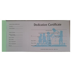 Dedication Certificates (x 50)
